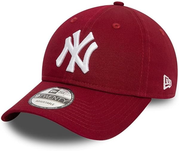 Detalle de la New Era Gorra de béisbol MLB League Essential 9Twenty, mostrando su diseño ajustable y logo oficial.