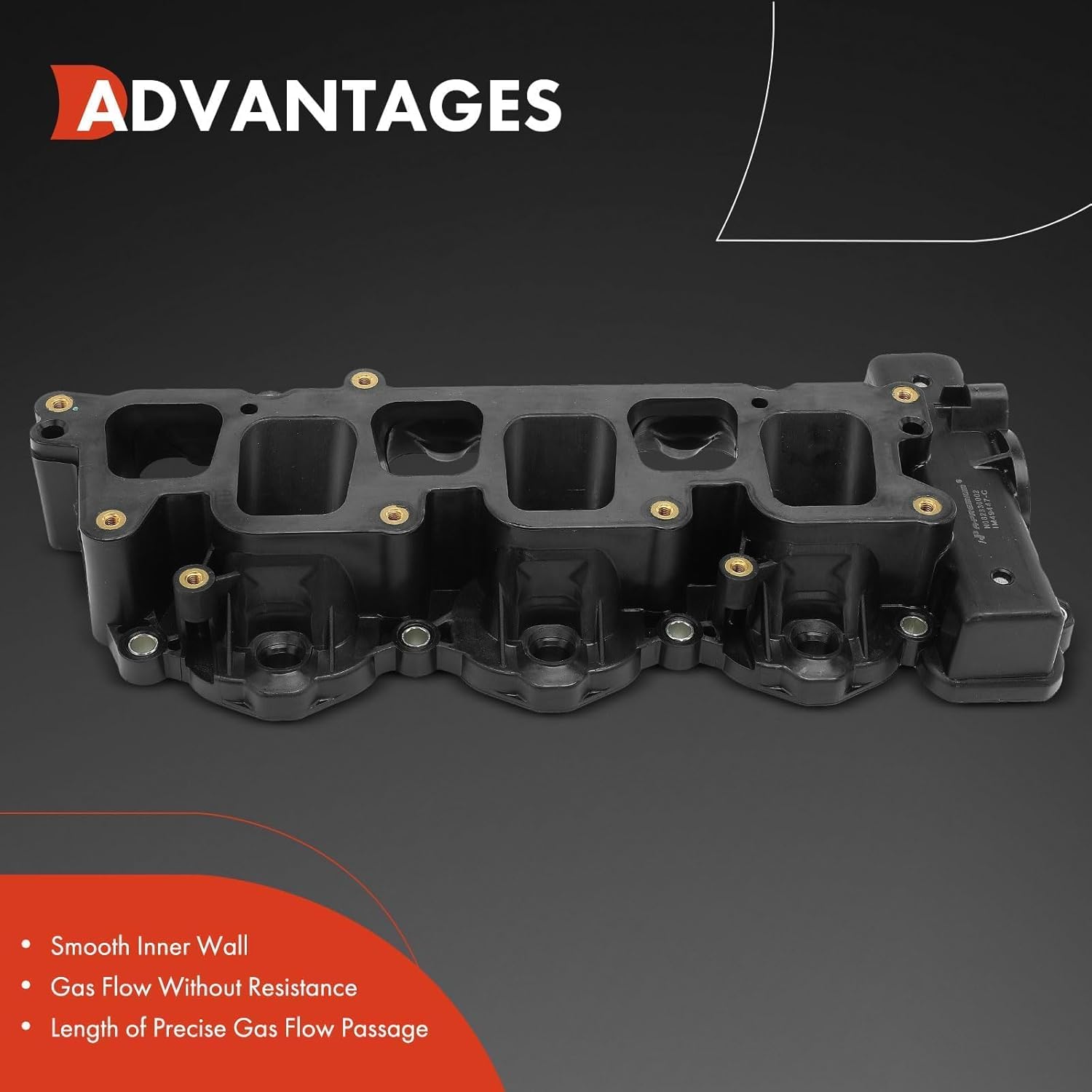 A-Premium Lower Side Intake Manifold Compatible with Ford Edge 2011-2017, Taurus 2013-2018, Flex 2013-2017 & Lincoln MKS 2013-2016, MKT 2013-2018, Continental 2017, 3.5L 3.7L