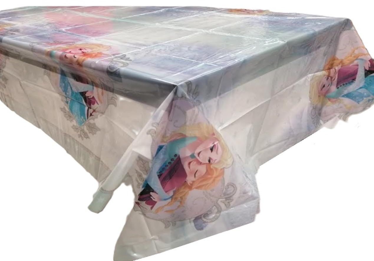 ALMACENESADAN, 5165, Birthday Party Pack; Tablecloth 120 x 180 cm; License (Frozen)