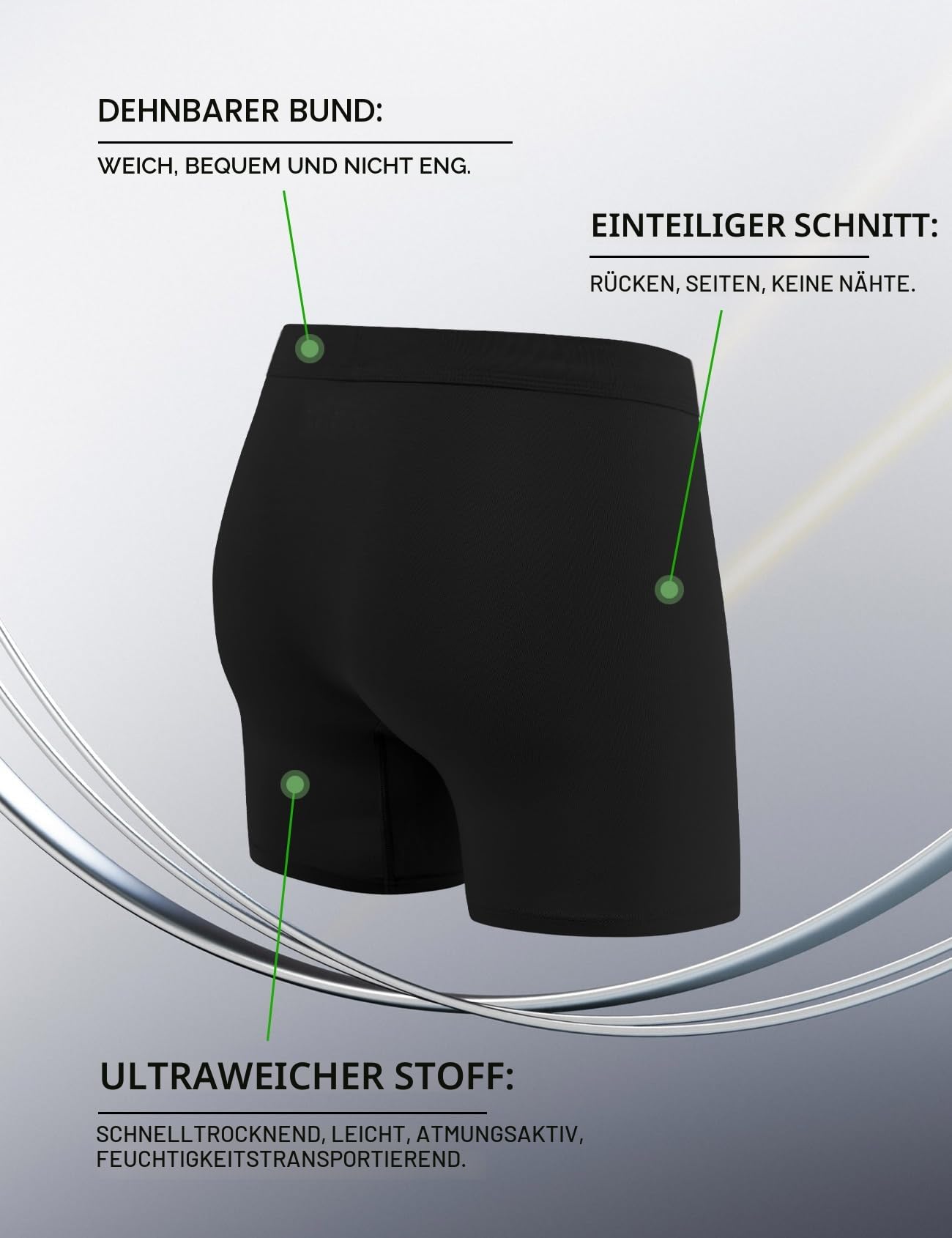 YOULEHE Boxershorts Herren Multipack Männer Unterwäsche Bambusfaser Unterhosen Men Retroshorts Boxer