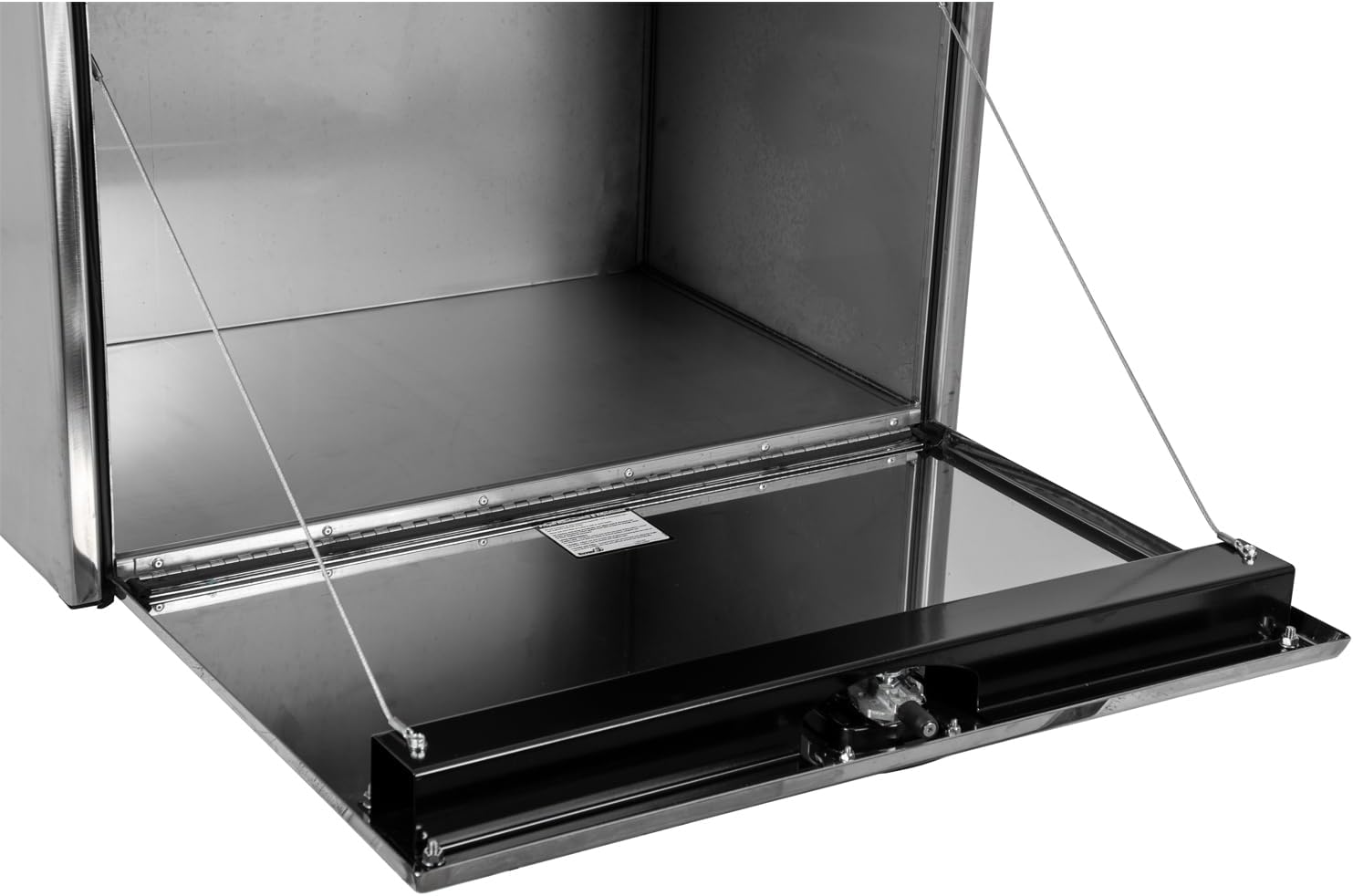 Buyers Products 1702600 Polished Stainless Steel Underbody Truck Box with Lockable T-Handle Latch, 18 x 18 x 24 Inch, for Work/Utility Truck, Truck Storage and Organizer, Made in the USA, Silver