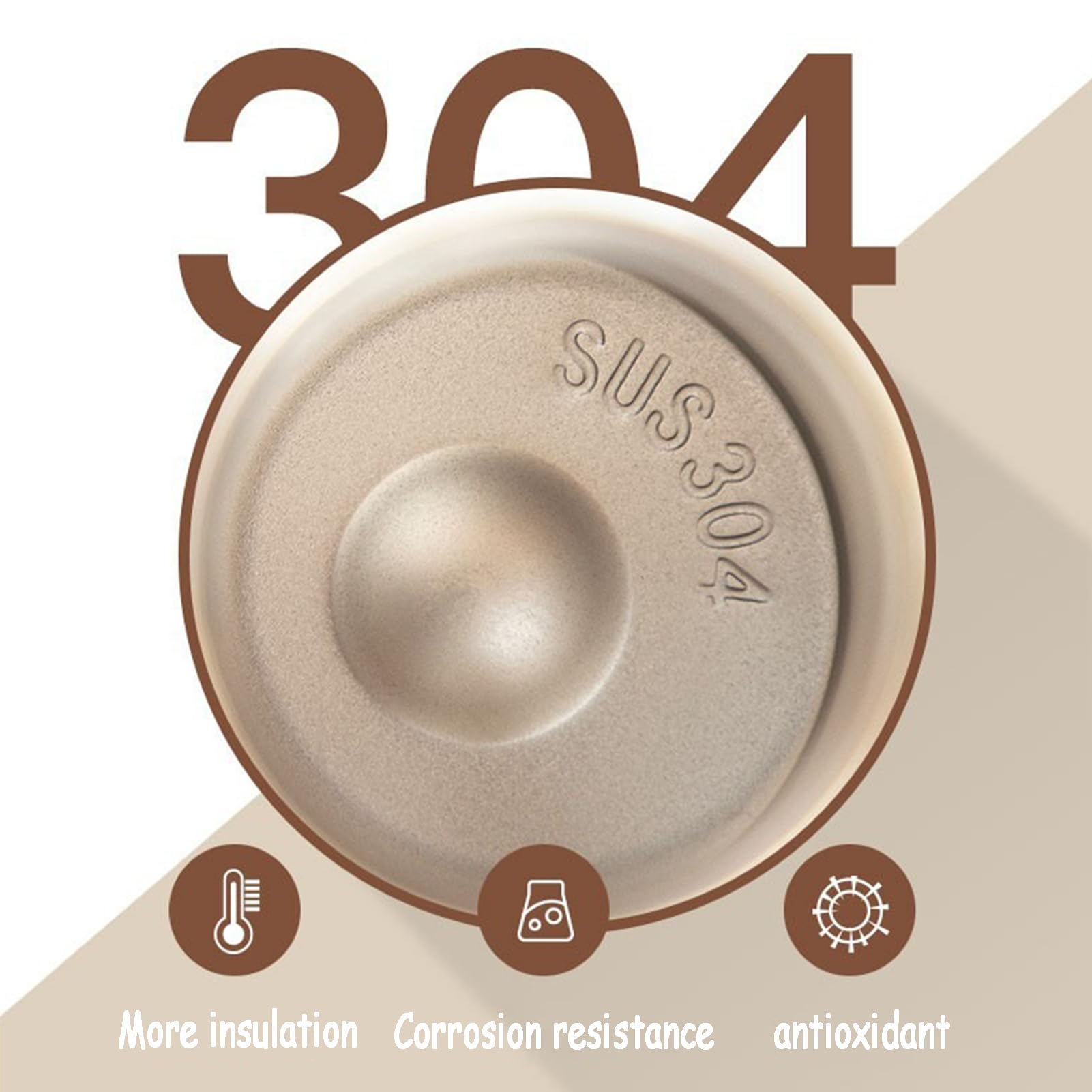 Taza de café térmica de acero inoxidable de 500 ml con tapa a prueba de fugas, sin BPA, reutilizable, taza de viaje para coche, picnic, oficina y escuela