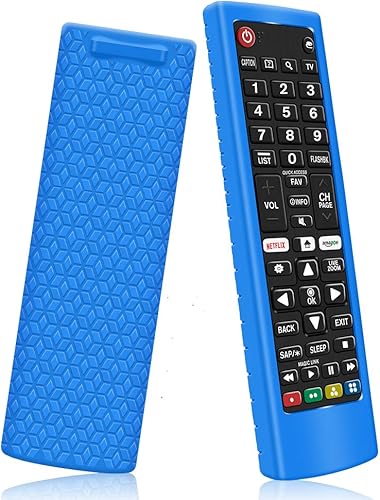 Funda protectora de silicona para LG Remote AKB75095307 AKB75375604 AKB74915305, a prueba de golpes, antipérdida, funda para LG Smart TV Remote