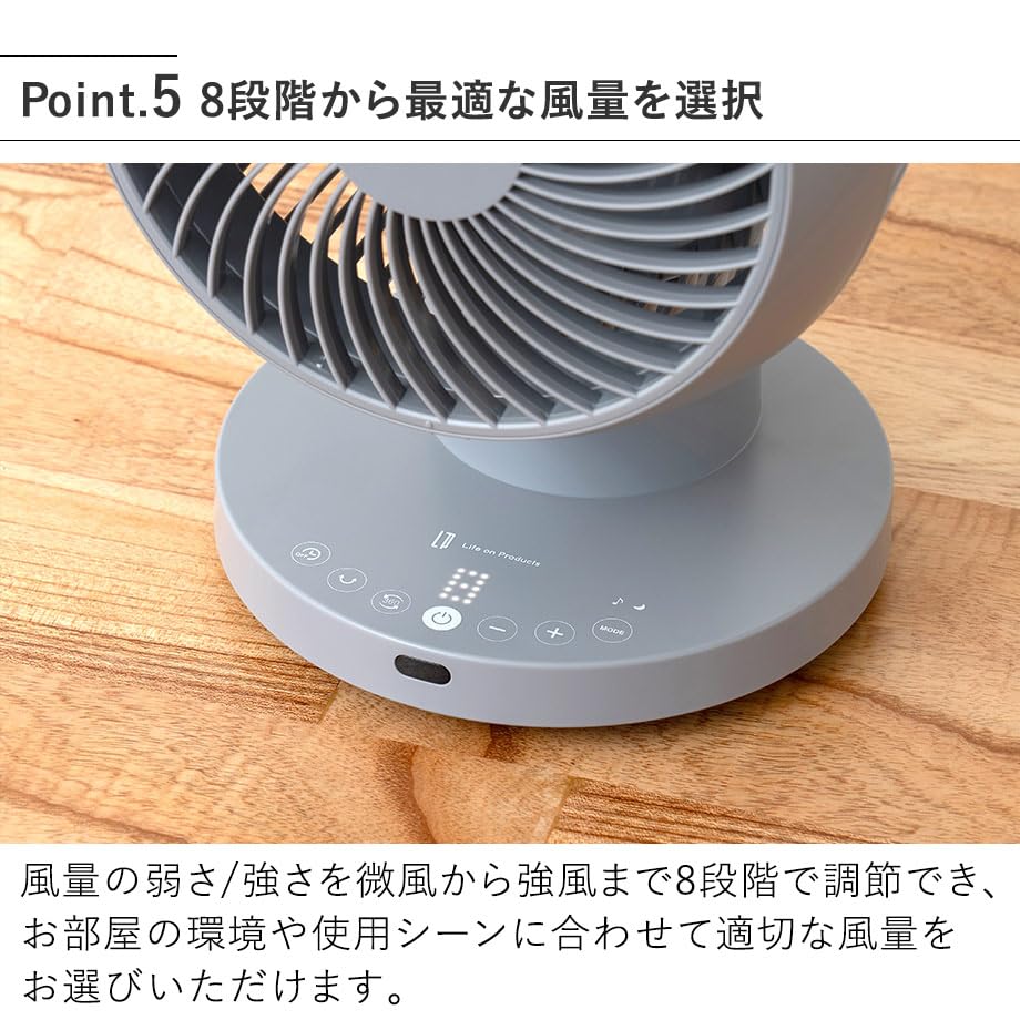 Amazon | Life on Products 完全分解式DC3Dサーキュレーター リモコン