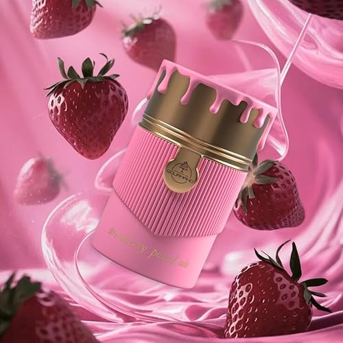 Miniatura 2 de Paris Corner Perfumes Strawberry Pound Cake 3.4 Fl Oz EDP  Perfume unisex  Aroma gourmet decadente con leche de limón, fresa, almizcle y vainilla