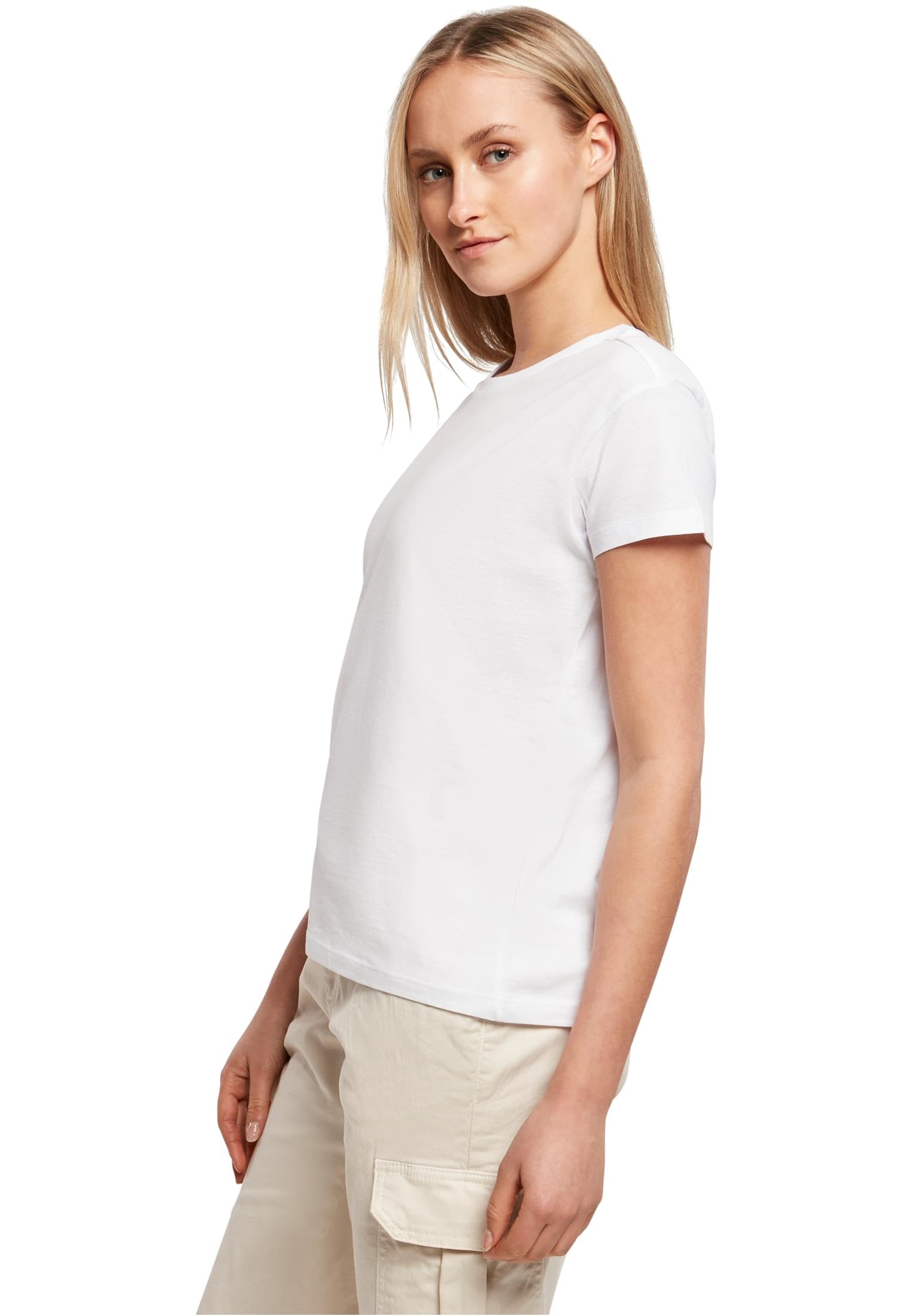 Build Your Brand By052-ladies Box tee Camiseta Mujer (Pack de 1)