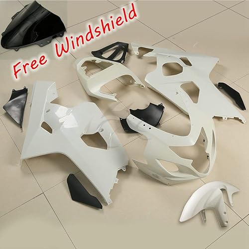 Miniatura 3 de TCT-MOTORPARTS Kit de carenado de inyección sin pintar para Suzuki GSXR 600 750 2004-2005