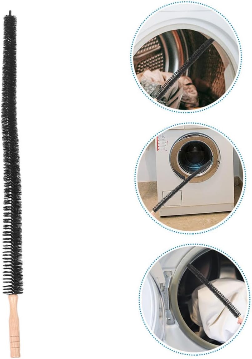 2pcs Washing Machine Cleaning Brush Flexible Dryer Vent Brush with Reach Handle for Deep Cleaning Lint and Debris Removal from Washer Drums and Dryer Ducts