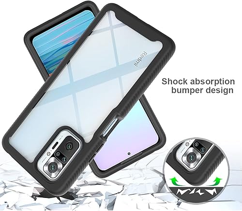 Miniatura 5 de Funda Redmi Note 10 Pro, funda protectora anticaídas y absorción de golpes para Xiaomi Redmi Note 10 Pro Max 4G M2101K6I Redmi Note 10 Pro 4G