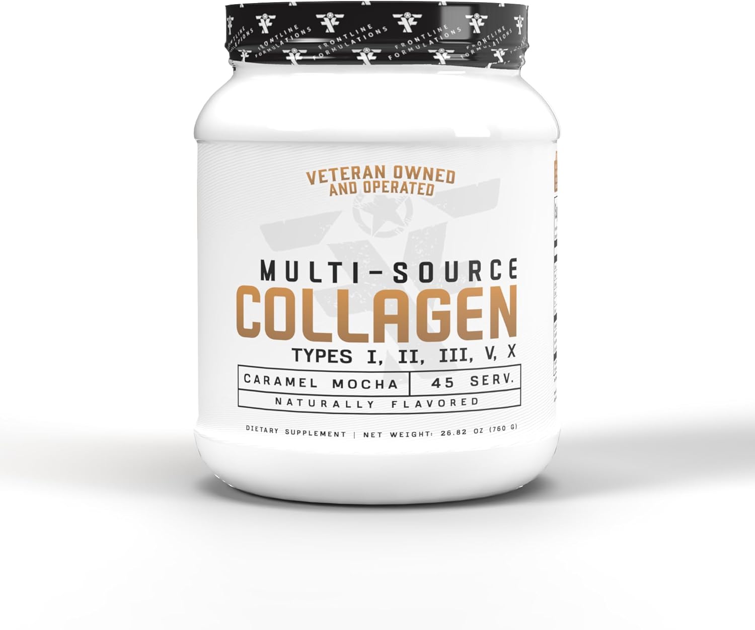 Multi-Source Collagen, Promotes Hair, Skin and Nail Health (Caramel Mocha)