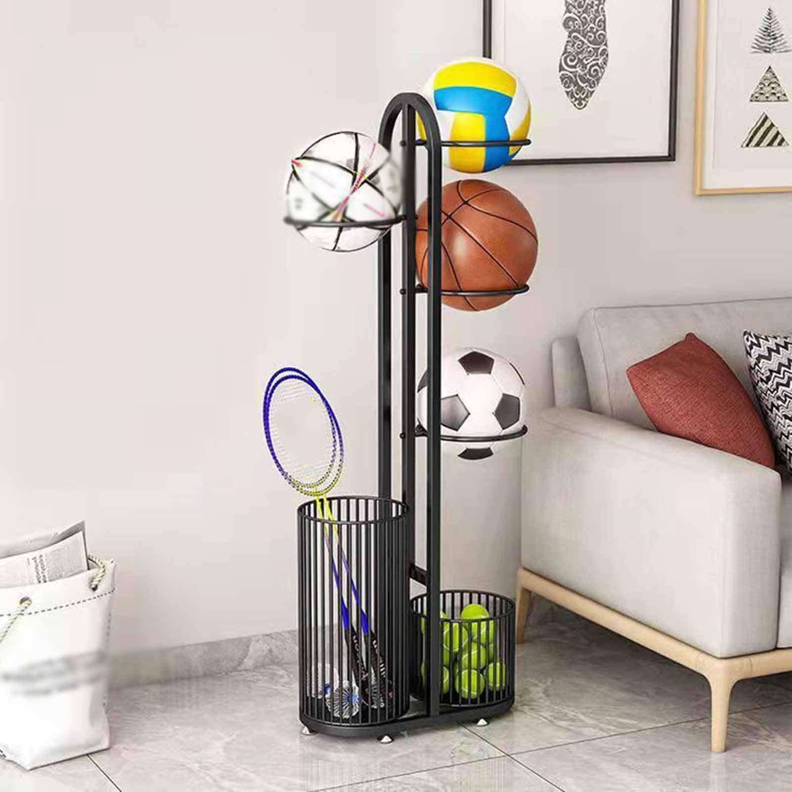 Support de rangement pour basket-ball pour éliminer le désordre dans votre gymnase