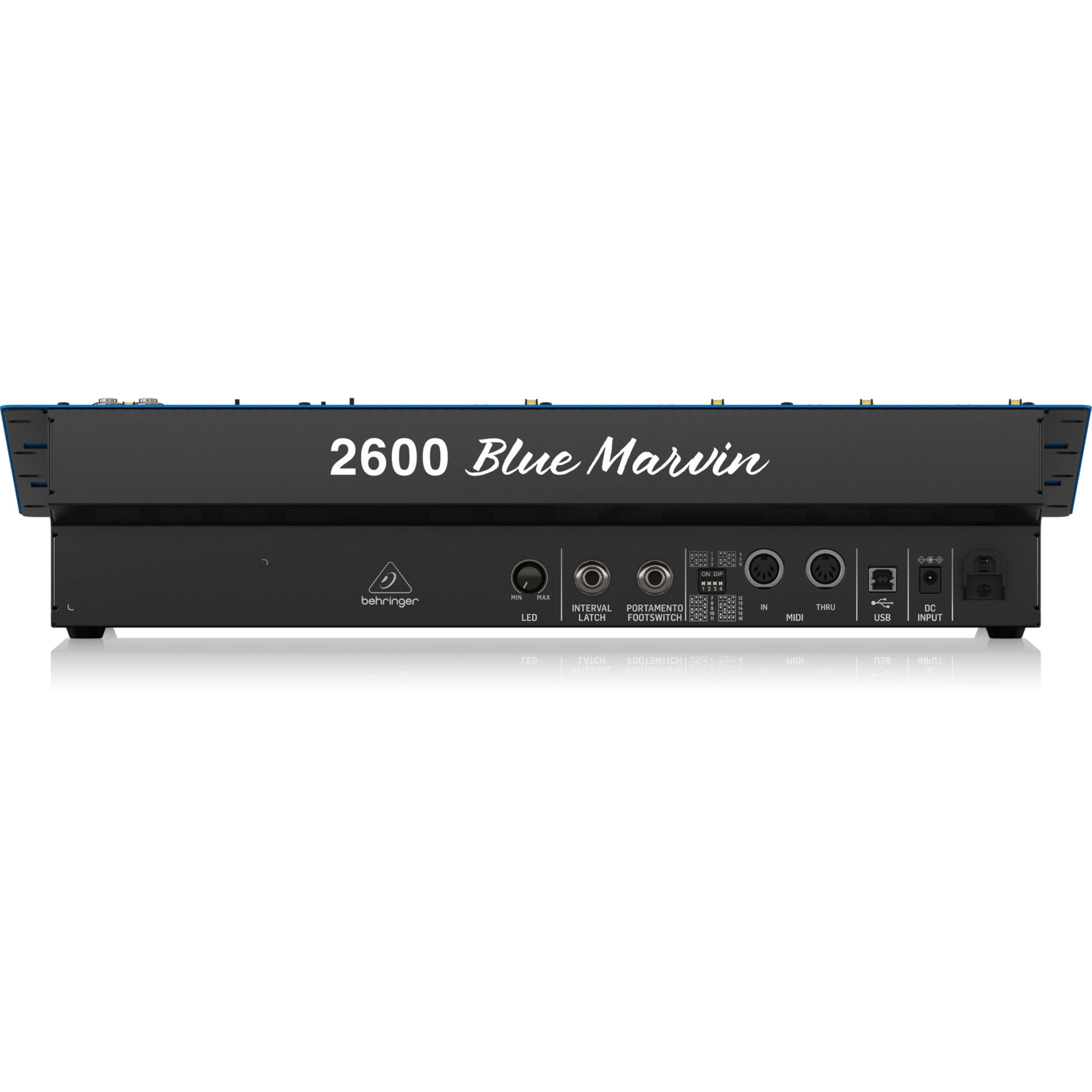 Behringer 2600 BLUE MARVIN Édition Spéciale Synthétiseur Analogique Semi-Modulaire avec 3 VCO et VCF Multi-Mode pour Rack Format 8U