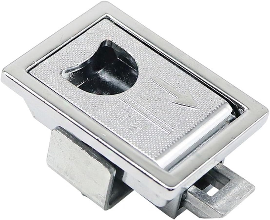 LS715 Buckle Lock Invisible Mechanical Door Handle Distribution Box Square Electric Cabinet Zinc Alloy 1Pcs