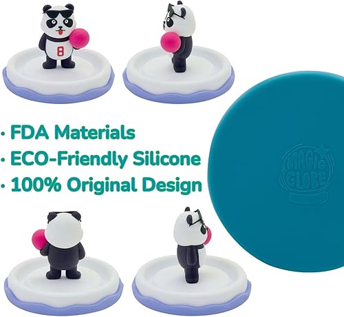 Miniatura 4 de Magic Buddies Sports Magic Globe - Globo de nieve decorado, regalo para niños y niñas, vaso sin tallo de 10.5 fl oz, regalo para familiares,