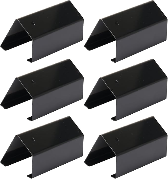 6PCS Reptile Screen Tank Clips, Terrarium Covers Heavy Duty Screen Clips for 5-29 Gallons, Reptile Aquarium Lid Clip, Screen Tank Metal Clip Escape for an Array of Reptiles from Terrarium