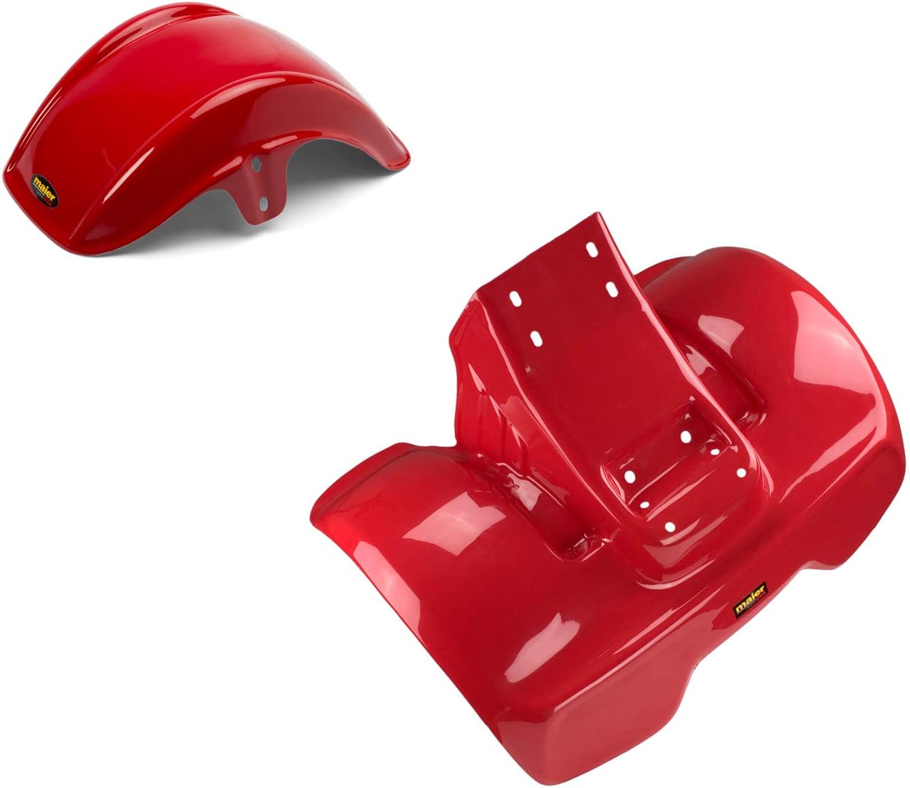 Maier USA Red Front And Rear Plastic Fender Kit for Honda ATC70 78-85