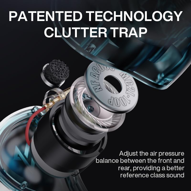 NFACOUS NM20 Earphone worn in ear