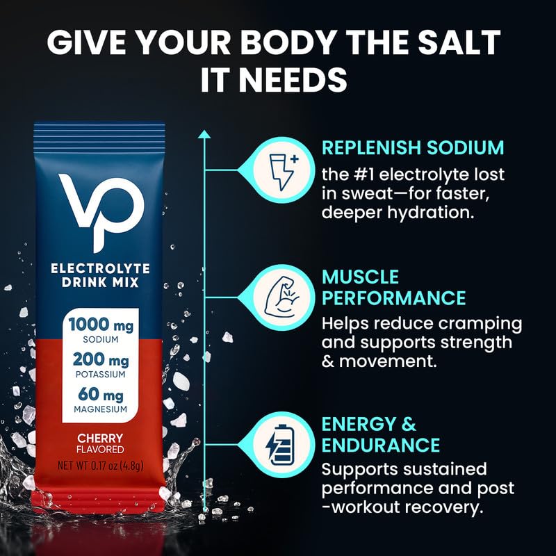 Image of Venture Pal High Sodium Electrolyte Hydration Combo Pack | Sugar-Free Drink Mix with Sodium, Potassium & Magnesium | Keto & Vegan Friendly | Zero Calories | 32 Sticks