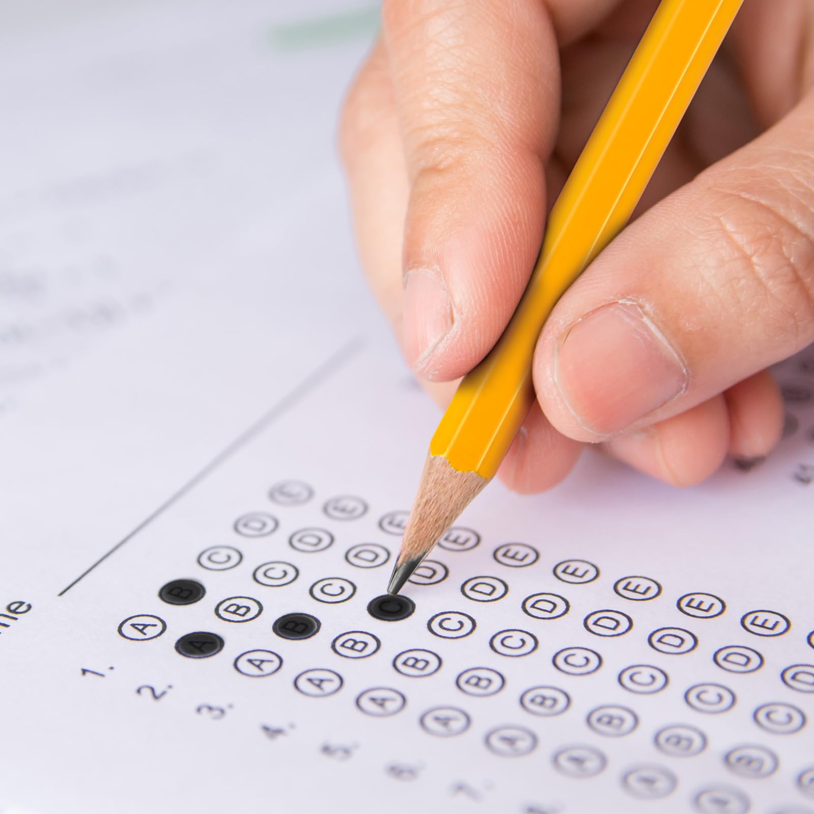 ECOTREE Pre-Sharpened Pencils #2 HB, Wood-Cased Number 2 Pencils with Erasers for Writing, Drawing, Sketching, Yellow Pencil Bulk for School Teacher Supplies, 48 Count