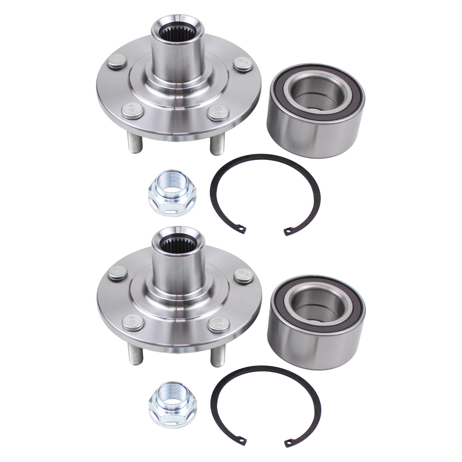 Photo 1 of MOTOKU Front Wheel Hub Bearing Assembly for Dodge Caliber 2007-2012, Jeep Compass, Patriot 2007-2017, Mitsubishi Lancer FWD 2008-2017, Outlander 07-2020, Outlander Sport 2011-2023, Outlander PHEV