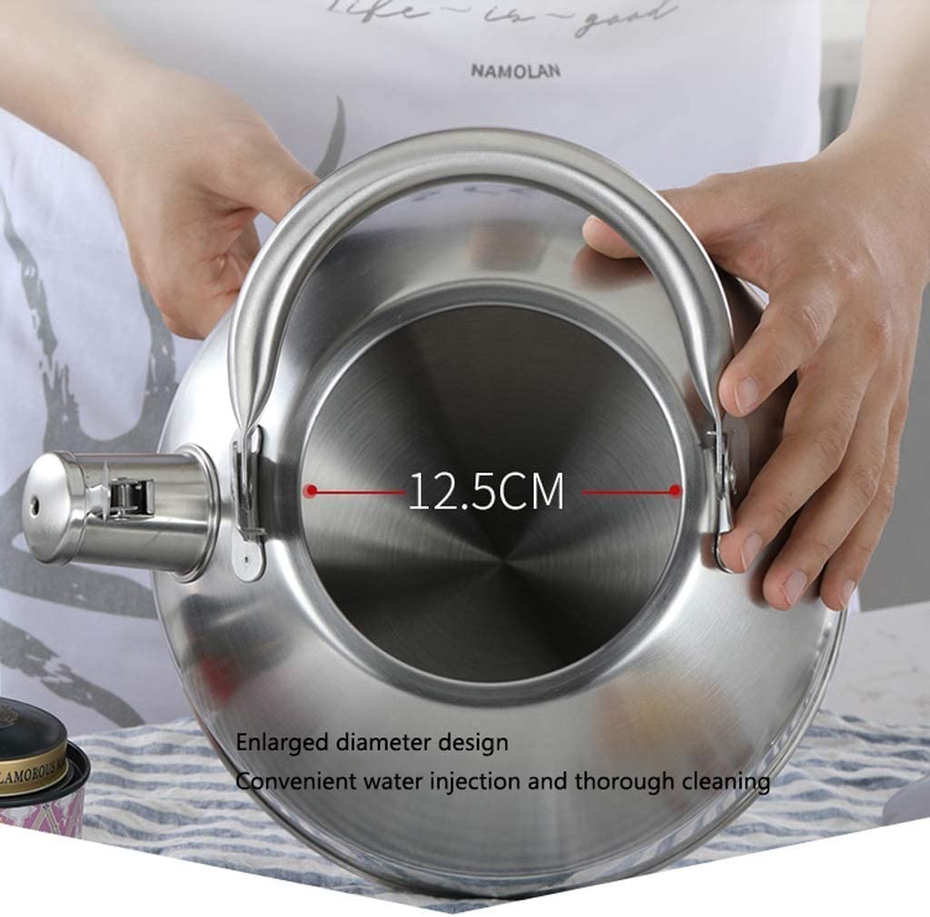 Czajnik z Gwizdkiem 3.5L Gwizdający Czajnik Dzbanek Na Herbatę Czajnik Ze Stali Nierdzewnej Z Ergonomicznym Uchwytem Gwizdający Czajniczek Bojler Na Wodę Gwizdanie Czajnik Czajnik Kuchenek