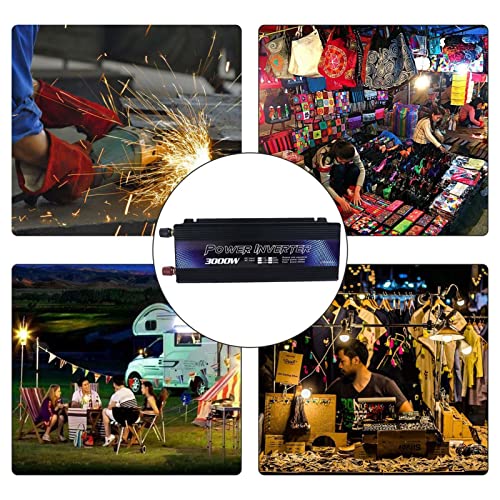 Adaptador de energia para carro - Conversor de carro DC12V para AC110-220V | Suprimentos de carga de