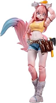 مجسمات LADOTOYS 1/12 - Magic Continent Adventurer Squad Pt.2 Mender Liya Alopex Pink Limited Edition - 6، طراز قابل للتحريك بسهولة للأعمار من 15+ عامًا