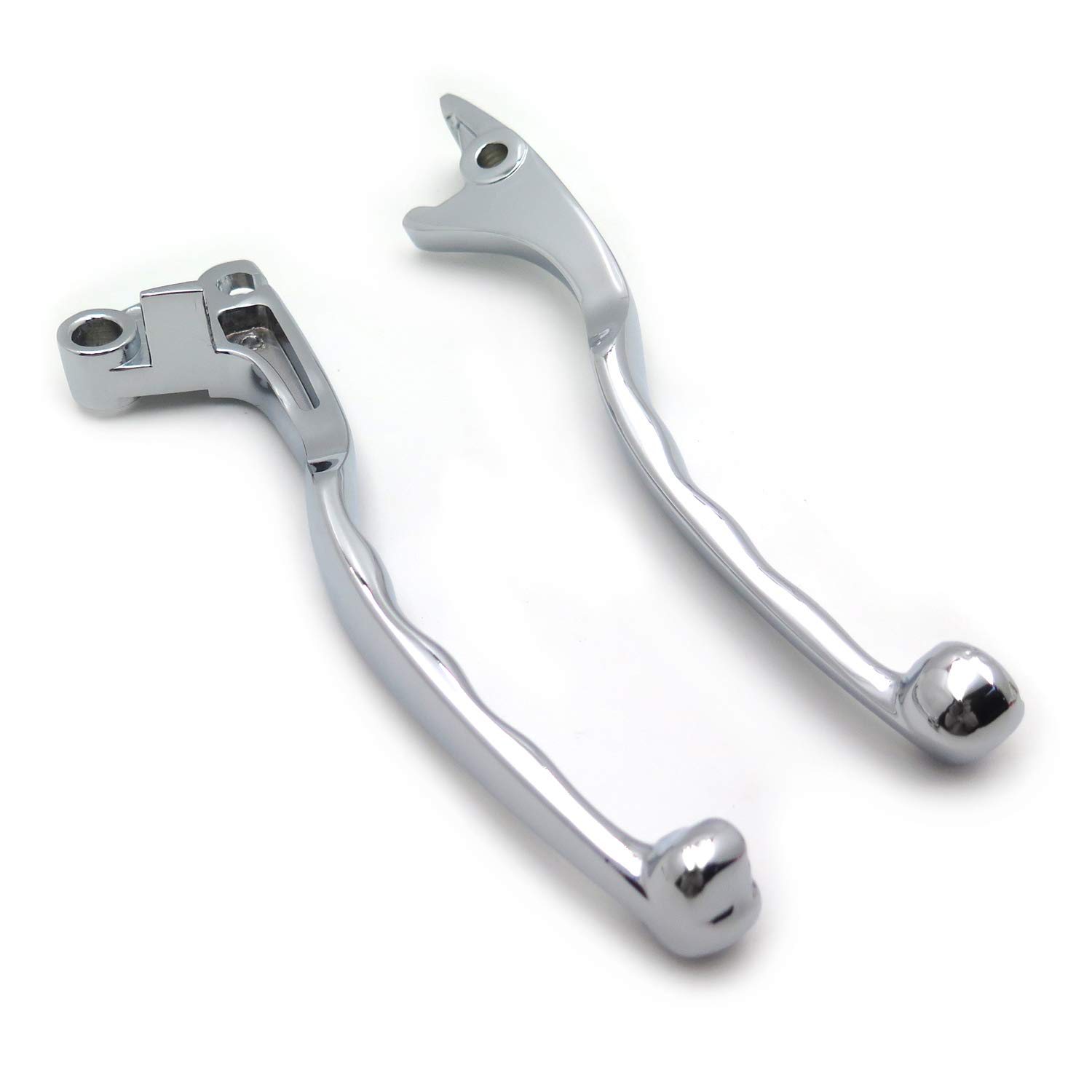 Chrome Front Brake & Clutch Levers For Suzuki Intruder, Volusia 800, Marauder & Boulevard Models