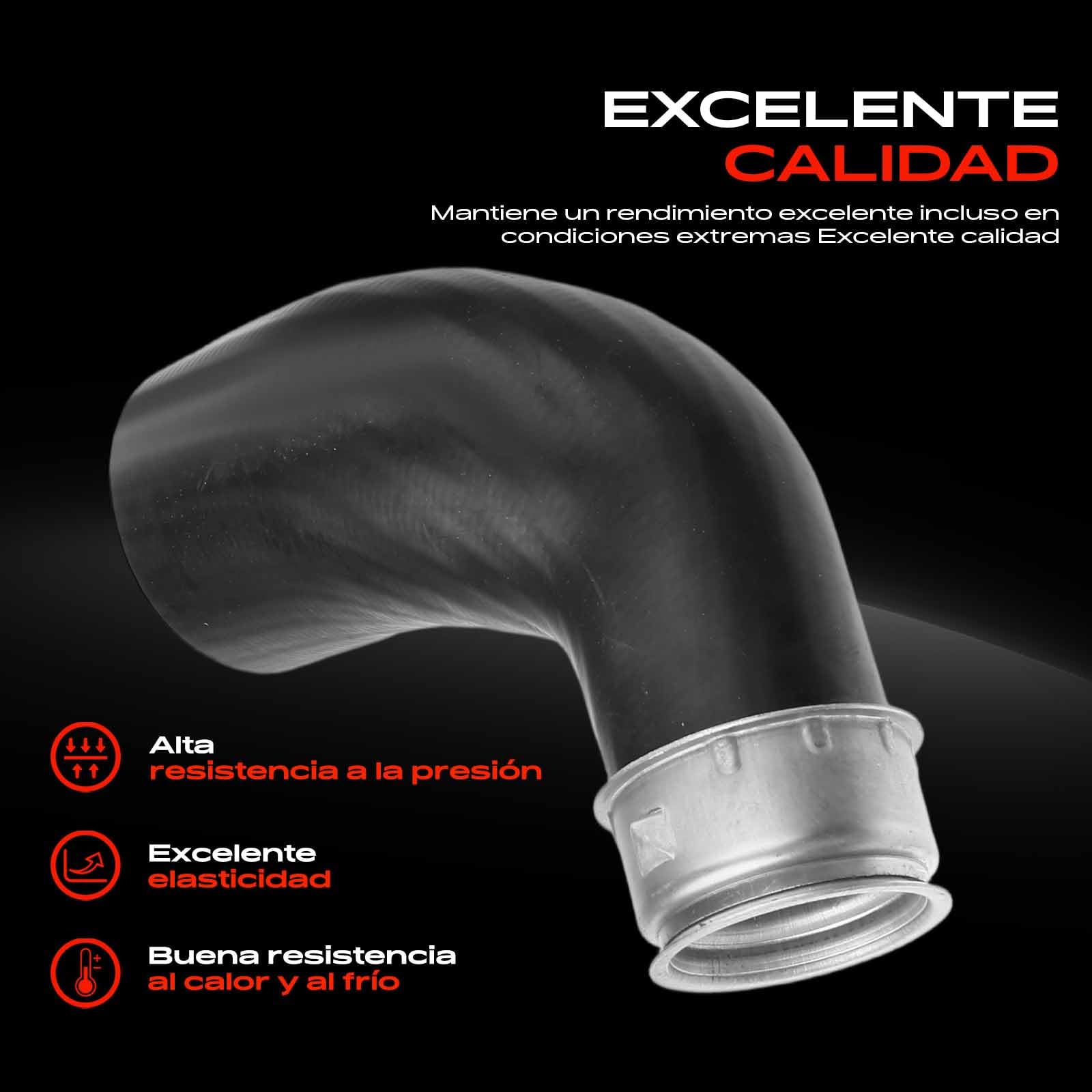 Frankberg Manguera de aire de carga Compatible con O.c.t.a.v.i.a II Combi 1Z5 2.0 TDI RS Leon 1P1 2.0 TDi Passa.t Variante 3C5 2.0 TDI Golf V 1K1 2.0 TDI Passa.t 3C2 2.0 TDI V10-4379,3C0145828D