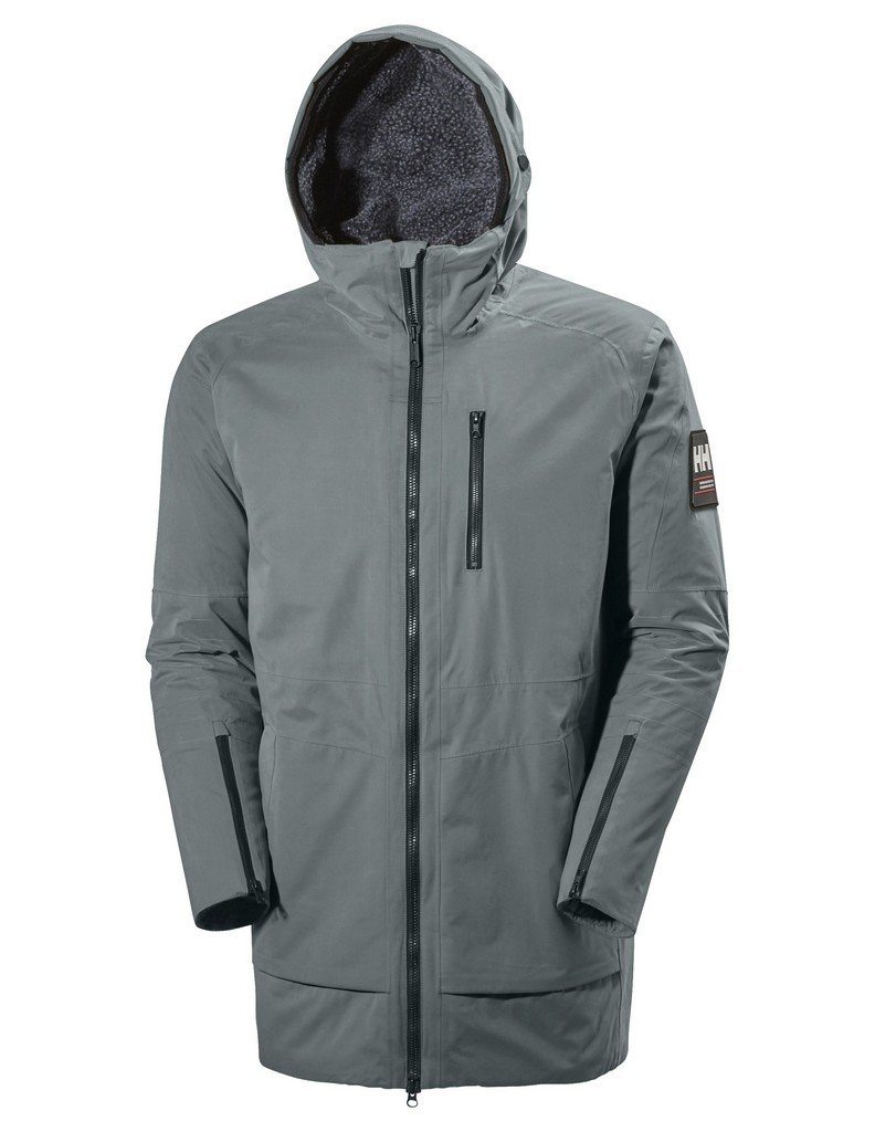 Helly Hansen Njord Parka Homme, Gris/Rock, FR : XXL (Taille