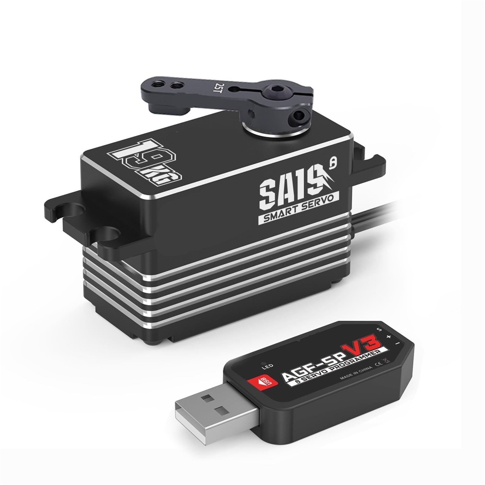 Treuil servo intelligent SA19 brosses programmables 2S profil bas 19KG