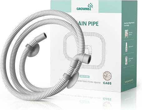 Grownsy Drain Hose 1M for Bottle Washer, Soft, Durable and Flexible for GROWNSY EaseClean Bottle Washer, Momcozy and Papablic Baby Bottle Washers Replacement Accessory for Easy Water Drainage