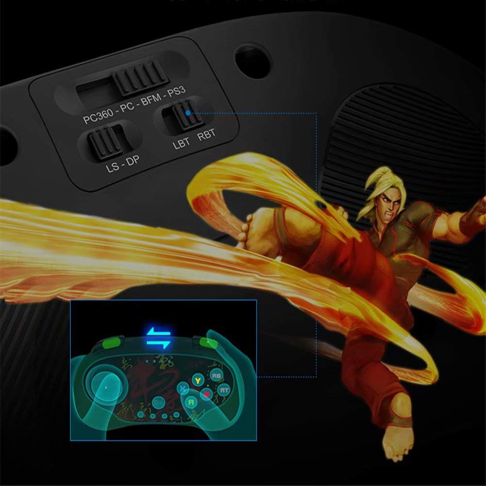 CSZH Wireless Gamepad controller per Android phone PC PS3 combattimento controller di gioco campione di pugilato 14 street fighter 5 pugno di ferro ingiusta alleanza rocker arcade