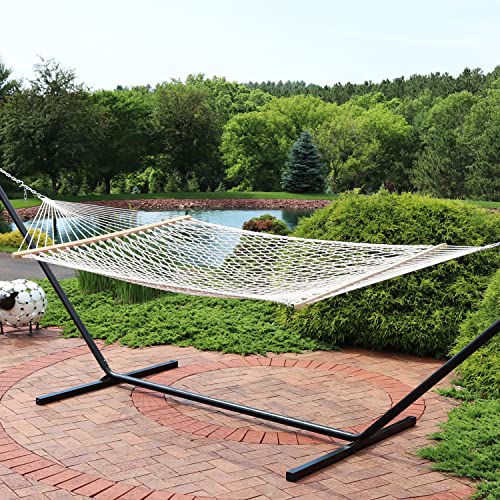 Sunnydaze FBA_CDWHWS Cotton Rope Double Hammock thumb #3