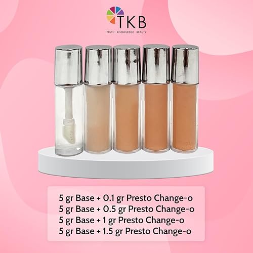 Miniatura 3 de TKB - Líquido labial Presto Change-o Magic Color Aditivo de color, color de labios único, transformación de labios, vegano, sin gluten ni crueldad,