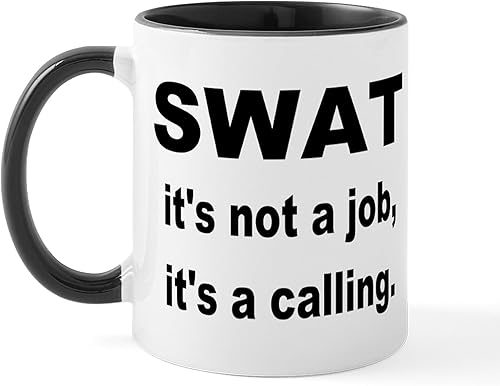 CafePress SWAT - Taza de café de cerámica de 11 oz (11.0 fl oz) disponible en Yaxa El Salvador