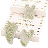 Vista 10 de Gua Sha - Juego de 3 herramientas faciales de masaje Guasha, herramienta de raspado de cuarzo rosa Gua Sha para cara, cuello, ojos y cuerpo, tabla 3