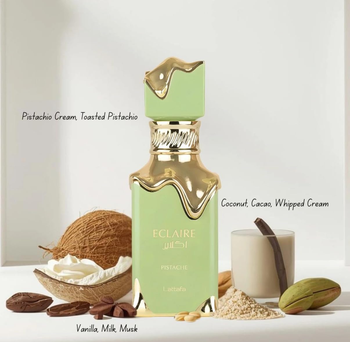 Amazon.com : Lattafa Eclaire and Eclaire Pistache Perfume Bundle