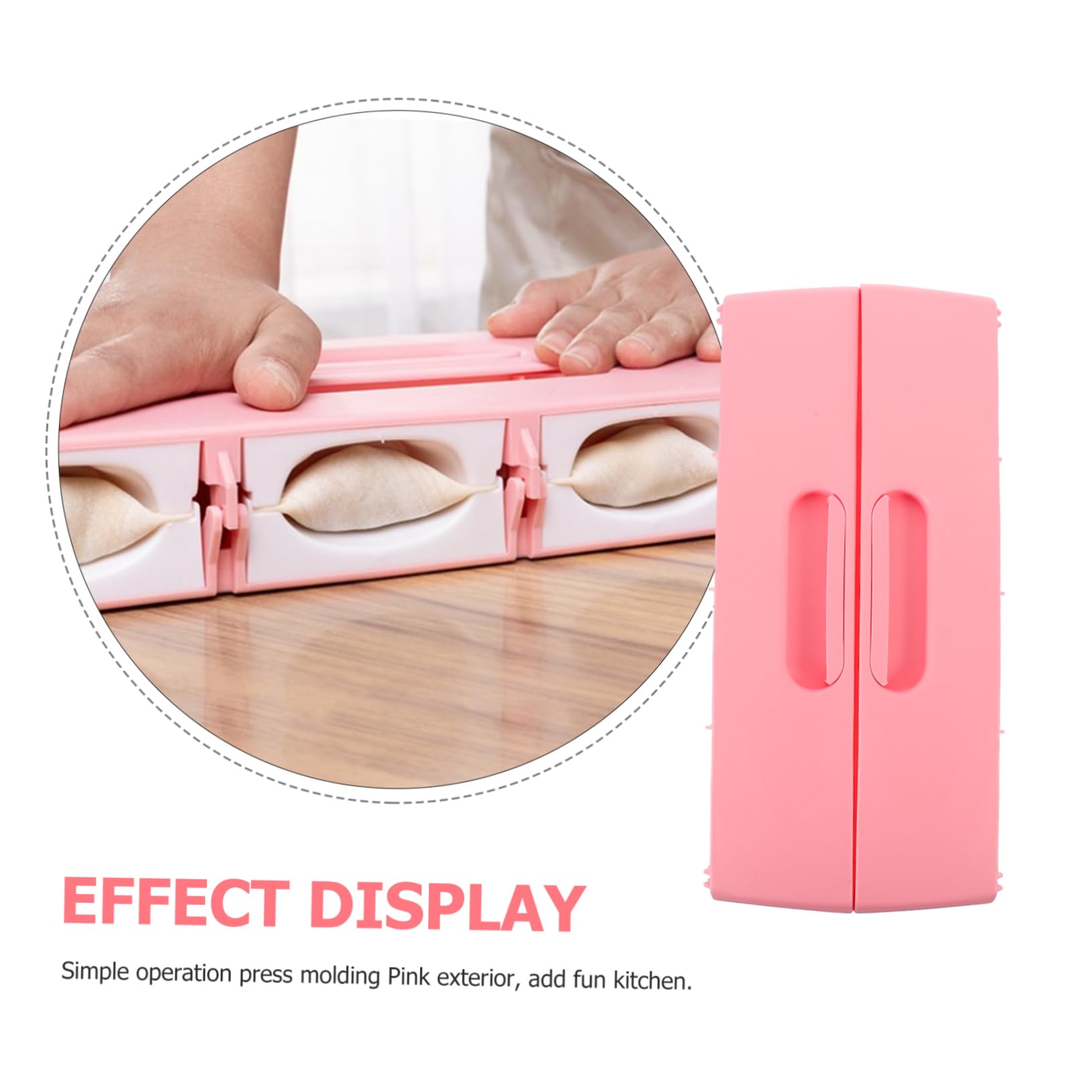 Unomor Plastic Dumpling Maker Easy to Clean Portable for Chinese Dumpling Making