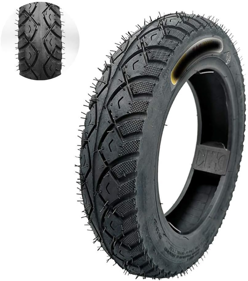 300-10 Vacuum Tire Scooter Inflatable Tire 6PR Stab-Resistant Cushioning Layer Low Resistance And Durable 2Pcs,Wearable