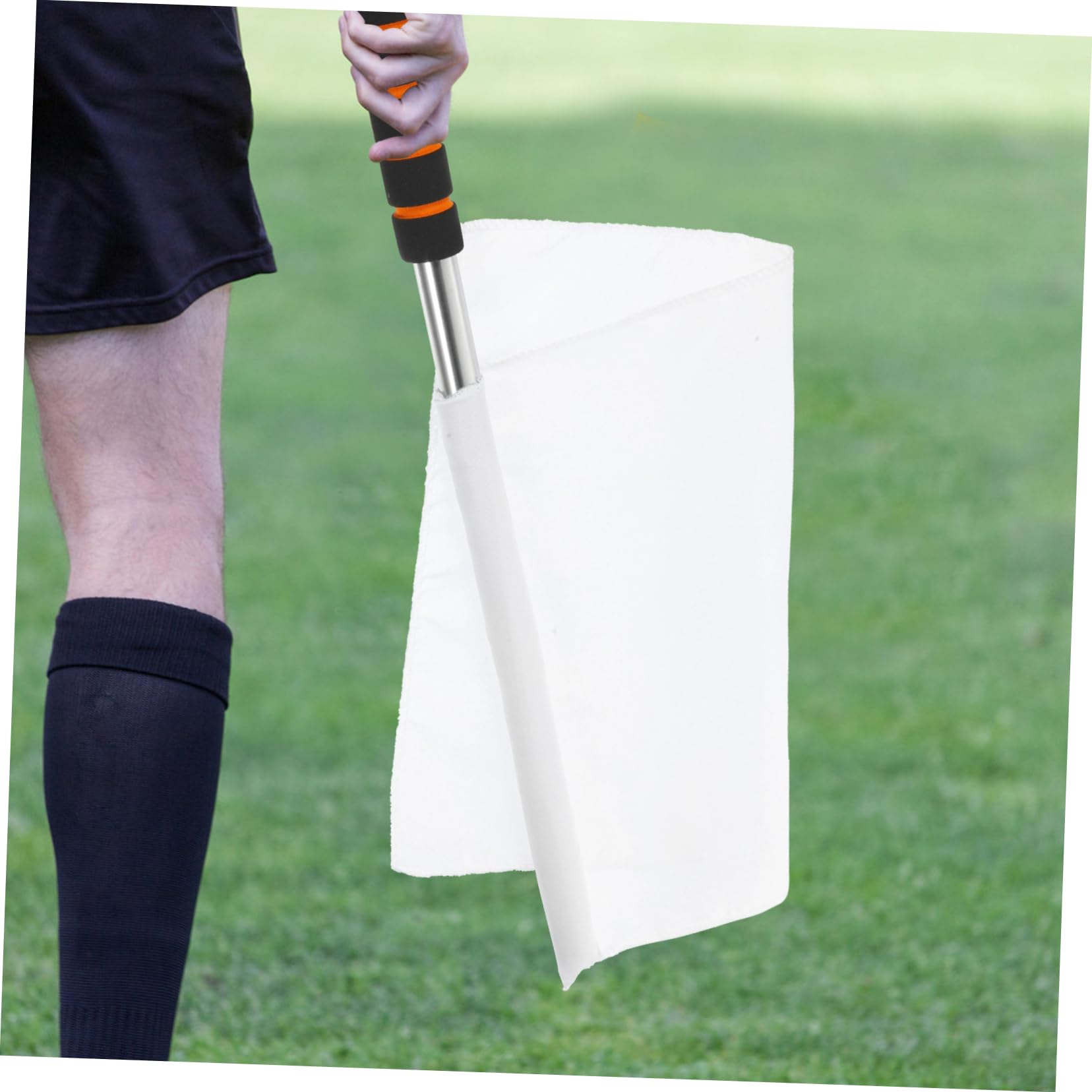 Bandiere Arbitro Calcio e Segnali di Partita Leggere e Facili da Trasportare 10 Pezzi in Poliestere ad Alta Visibilità per Competizioni Sportive
