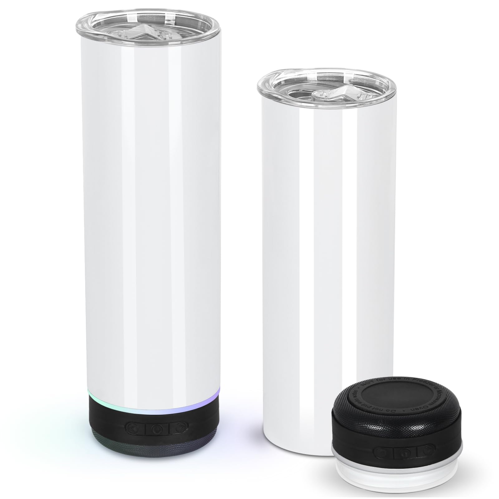 Amazon.com | Micellwuu 2 Pack 20 Oz Music Speaker Tumbler