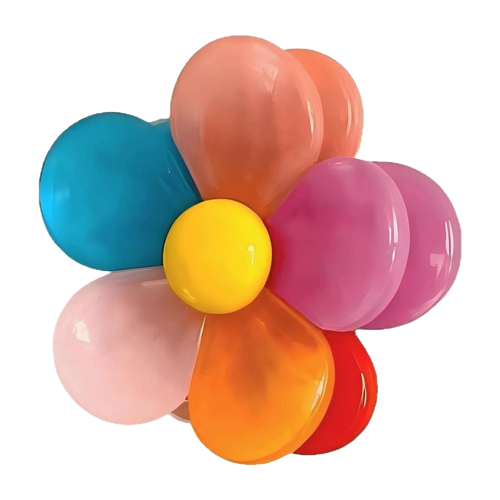 Jtqyfi Multicolor Flower Clips Fridge Magnets Snacks Bags Sealer Clamps For Refrigerator Lockers Offices Whiteboard Decoration Fridge Magnets