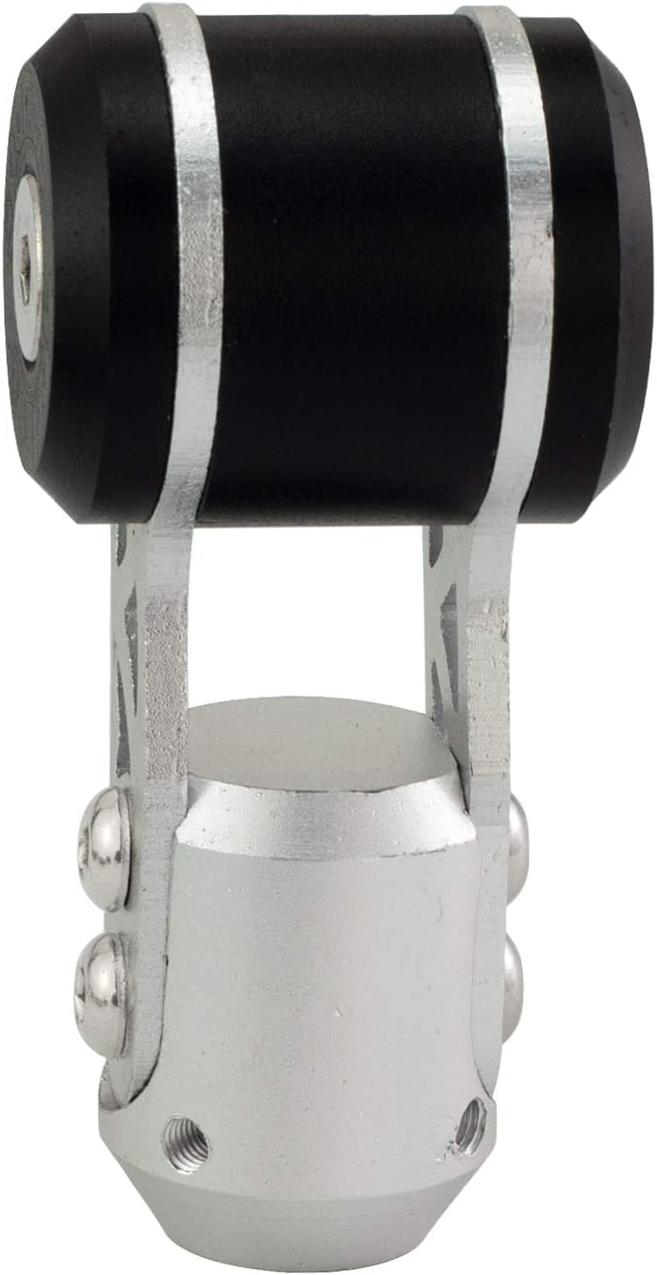 Gear Shift Knob, Joystick Shape Aluminum Alloy Automatic Manual Car Stick Shifter Handle Fit Most MT Transmissions, Black