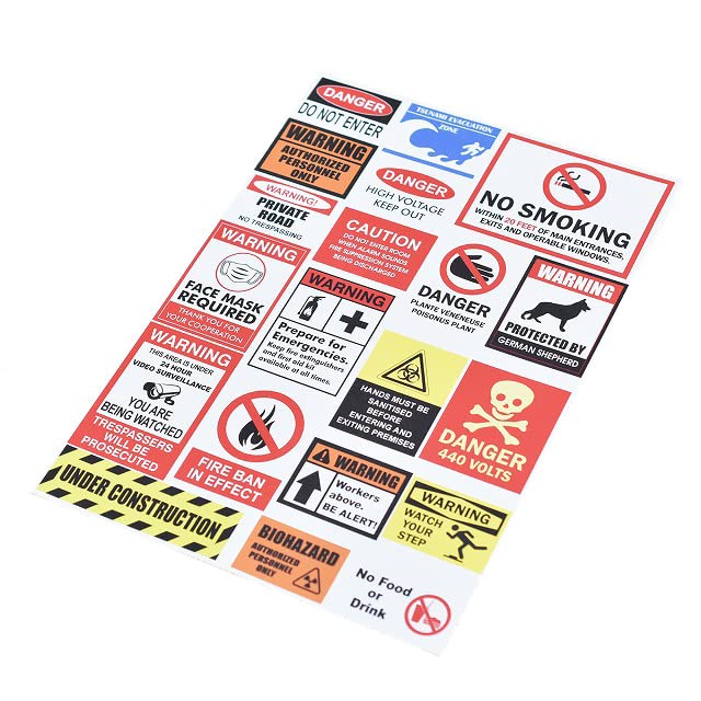 Amazon.co.jp: アメリカン アメリカ雑貨 Warning 警告 看板 サイン