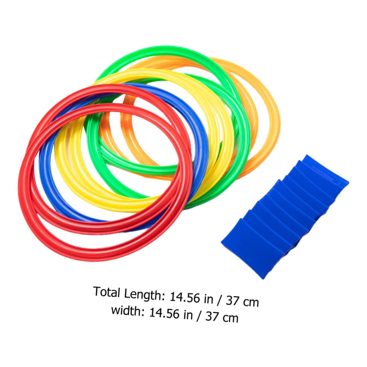 KICHOUSE Multi-Plastic Rings Ring Shot and Girls' Outdoor Garden Games Backyard Boys and Girls Play Equipment Random