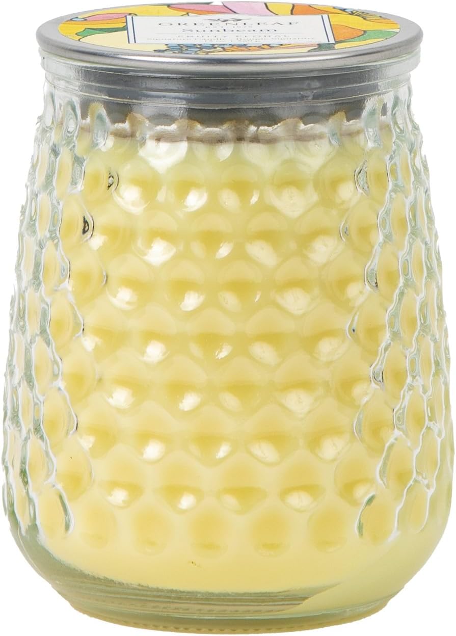 Greenleaf Gifts Signature Fragranced Soy Blend Glass Decorative Candle - Lavender