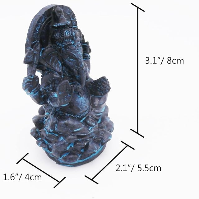 Foto 5 de 7 de Decoración de terrario budista de Asia, decoración para acuario, pequeño ornamento para peces, estatua