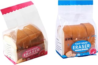 Walbest Dollhouse Simulation Mini Bagged Toast Model Plastic Doll House Miniature Toasts Food Accessories Scene Props for Micro Landscape Sets