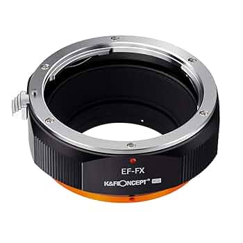 K&amp;F Concept　Canon EF レンズマウントアダプター Fuji X Amazon.com : K&F Concept Lens Mount Adapter EOS EF/EFS Lens